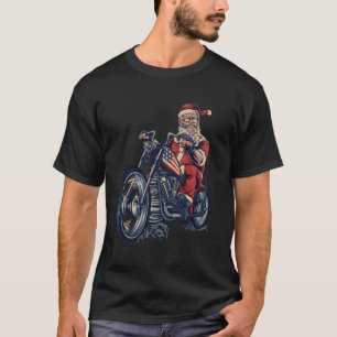 Juldagen Coola Santa på en motorcykel Riding SA T Shirt