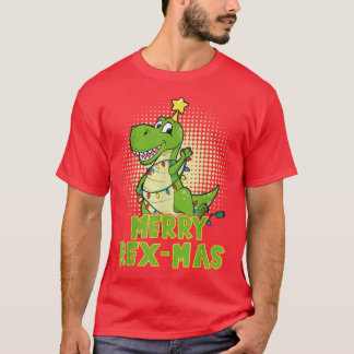 Juldagen Dinosaur Merry ReMas Pajamas T Re Boys G. T Shirt