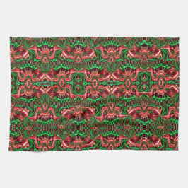 Juldagen-Färgaden Kökshandduk