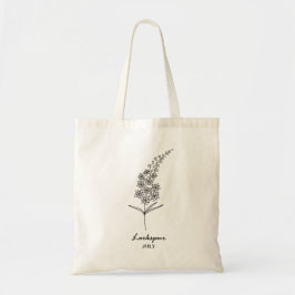 Juldagen Flower | Larkspur Tygkasse