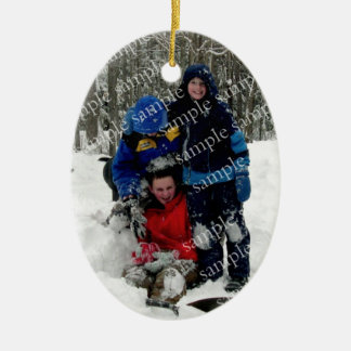 Juldagen Foto Keepsaké Julgransprydnad Keramik