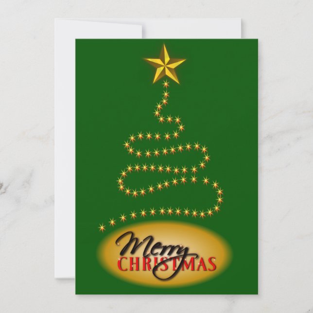 Juldagen Grönt och inbjudan till Guld-partiet Inbj (Framsida)