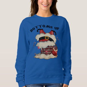Juldagen Grund upp Santa T Shirt