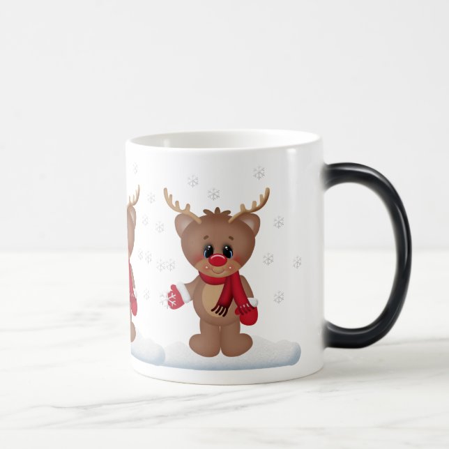 Juldagen Helgdag Reindeer morphing mugg (Höger)