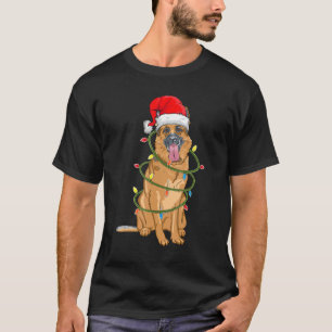 Juldagen Hund tröja, den tyska julhelgen Shepherd T Shirt