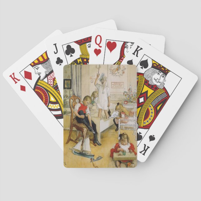 Juldagen i barnkammare casinokort (Baksidan)
