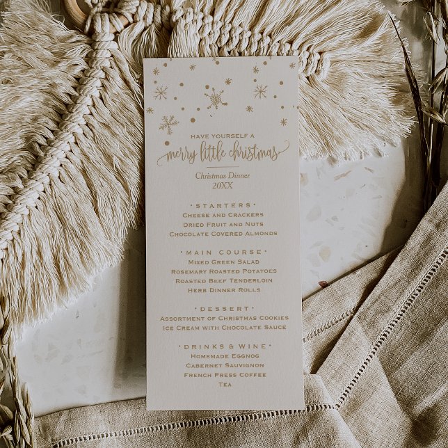 Juldagen i guld och Elfenbenskusten Meny (Skapare uppladdad)