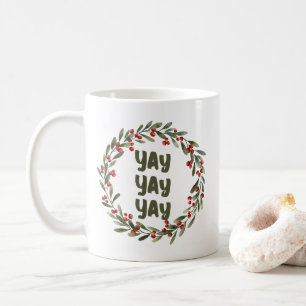 Juldagen i lycklig, onsdag, onsdag kaffemugg