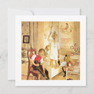 Juldagen i Nursery Julkort