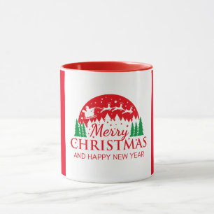 Juldagen i Red Top Quality MUGG för Gift.