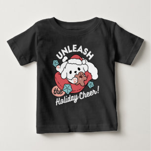 Juldagen i Santa Hat - Helgdag Cheer för Pet T Shirt