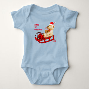 Juldagen Jersey Bodydräkt Nalle 1 T Shirt