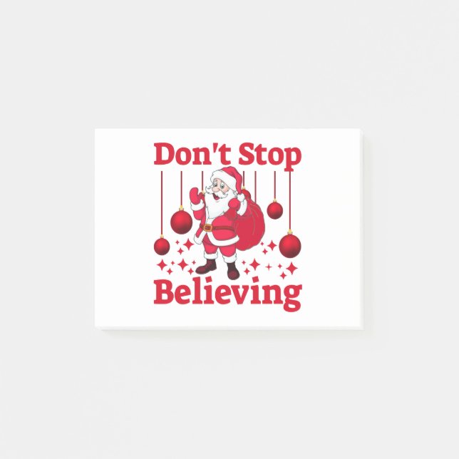 Juldagen Jultomten Tro Post-it Block (Framsida)