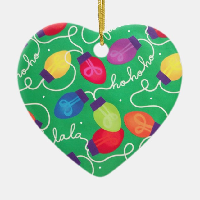 Juldagen Ljus Julgransprydnad Keramik (Framsidan)