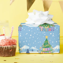 Juldagen: Papper dec 25 Giftomslutning Presentpapper