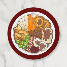 Juldagen Party, Storbritannien, Festive British Fo Gåvor Etiketter