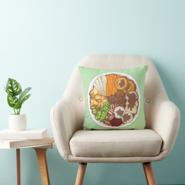 Juldagen Party, Storbritannien, Festive British Fo Kudde (Stol)