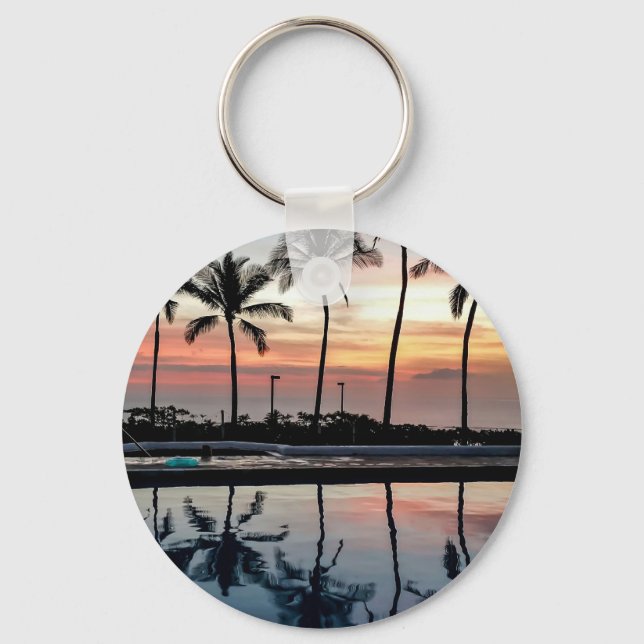 Juldagen Sunset Nyckelring (Framsida)