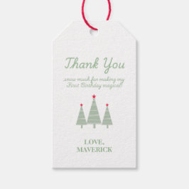 Juldagen Vilken Roligt första födelsedag Presentetikett