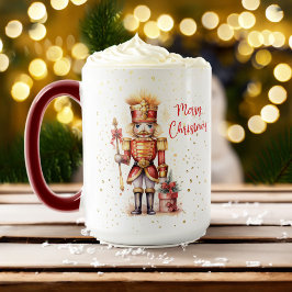 Juldagens moderna Elegant Nutcracker-Helgdag Mugg