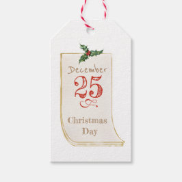 Juldagens Vintage - Märkre Presentetikett