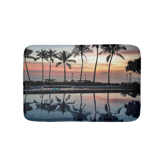 Juldagensolnedgång Badrumsmatta (Framsidan)