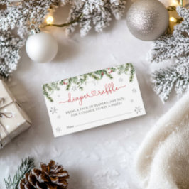 Juldagstidning Raffle i Baby Tilläggskort