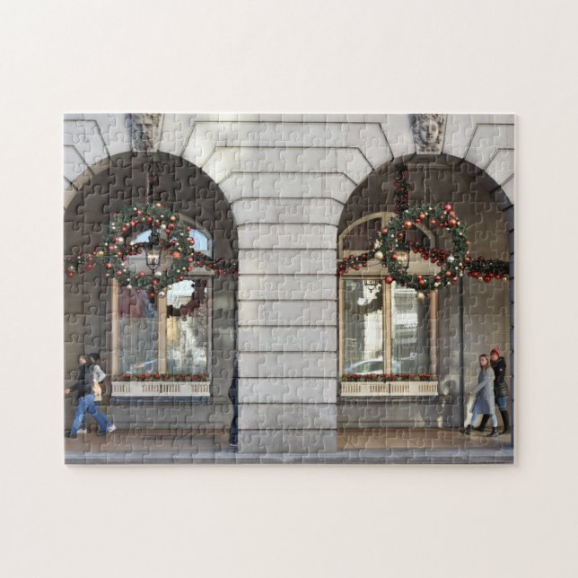 Juldagstidningar Adorning a Hotel, London, Storbri Pussel (Horisontell)