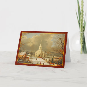 Juldagstjänster - Vintage Card Helgkort