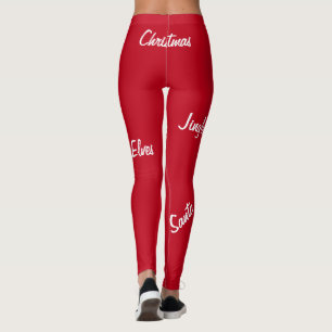 Juldamasker Leggings