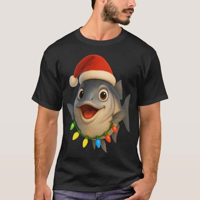 Juldamfisk T Shirt (Framsida)