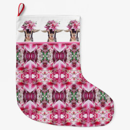 Juldamm - Lilly the Goat Stor Julstrumpa