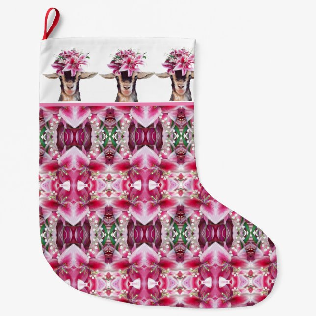 Juldamm - Lilly the Goat Stor Julstrumpa (Framsidan)