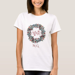 JuldeandnödsBELIEVE Typografi monogram T Shirt