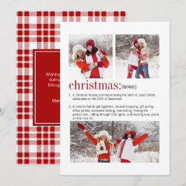 Juldefinition 3 Foto Julkort