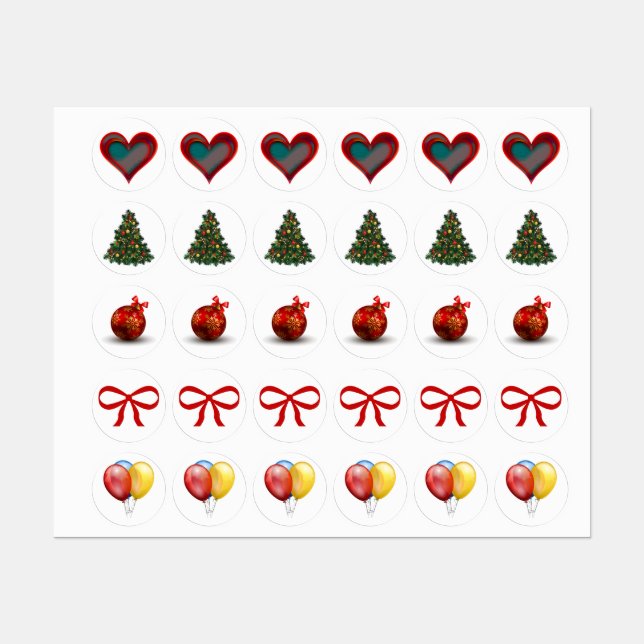 Juldekaler Klistermärke (Ark)