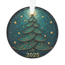 Juldekoration 2025 Falskt Glas Eff. 2