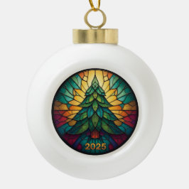 Juldekoration 2025 Falskt Glasmosaik Eff. 1 