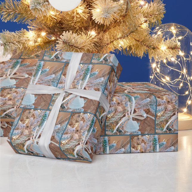 Juldekoration av snigelskal presentpapper (Helgdagar)