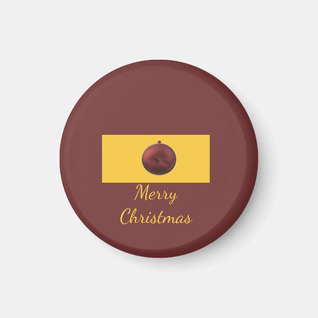 Juldekoration Design Magnet (Framsidan)