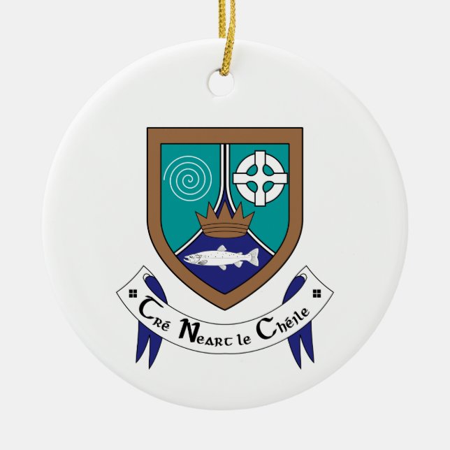 Juldekoration för grevskapet Meath i Irland (Framsidan)