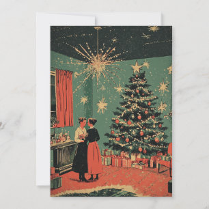 Juldekoration från mitten av 1900-talet: Mysigt va Julkort