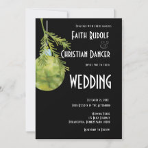 Juldekoration Grön, Modern Bröllop