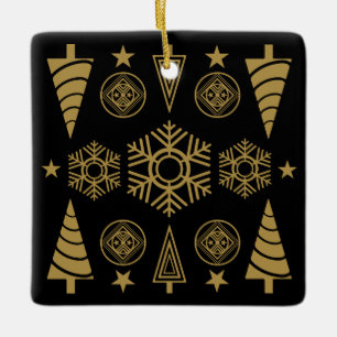Juldekoration guld Art nouveau