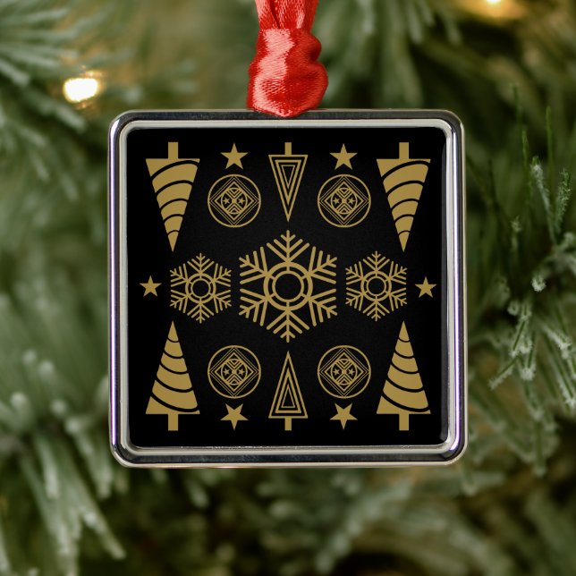 Juldekoration guld Art nouveau (Träd)