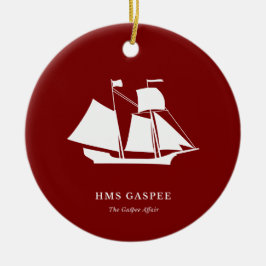Juldekoration — HMS Gaspee