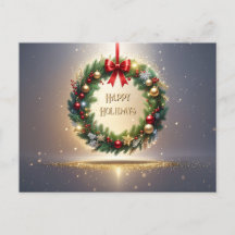Juldekoration Julkrans Jul Postkort