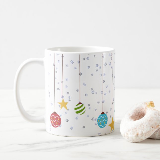 Juldekoration  kaffemugg (Med munk)