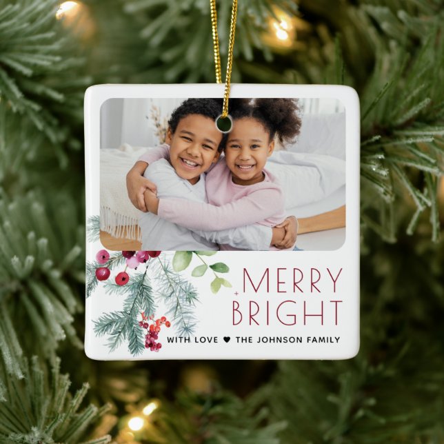 Juldekoration med foto (Träd)