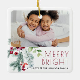 Juldekoration med foto